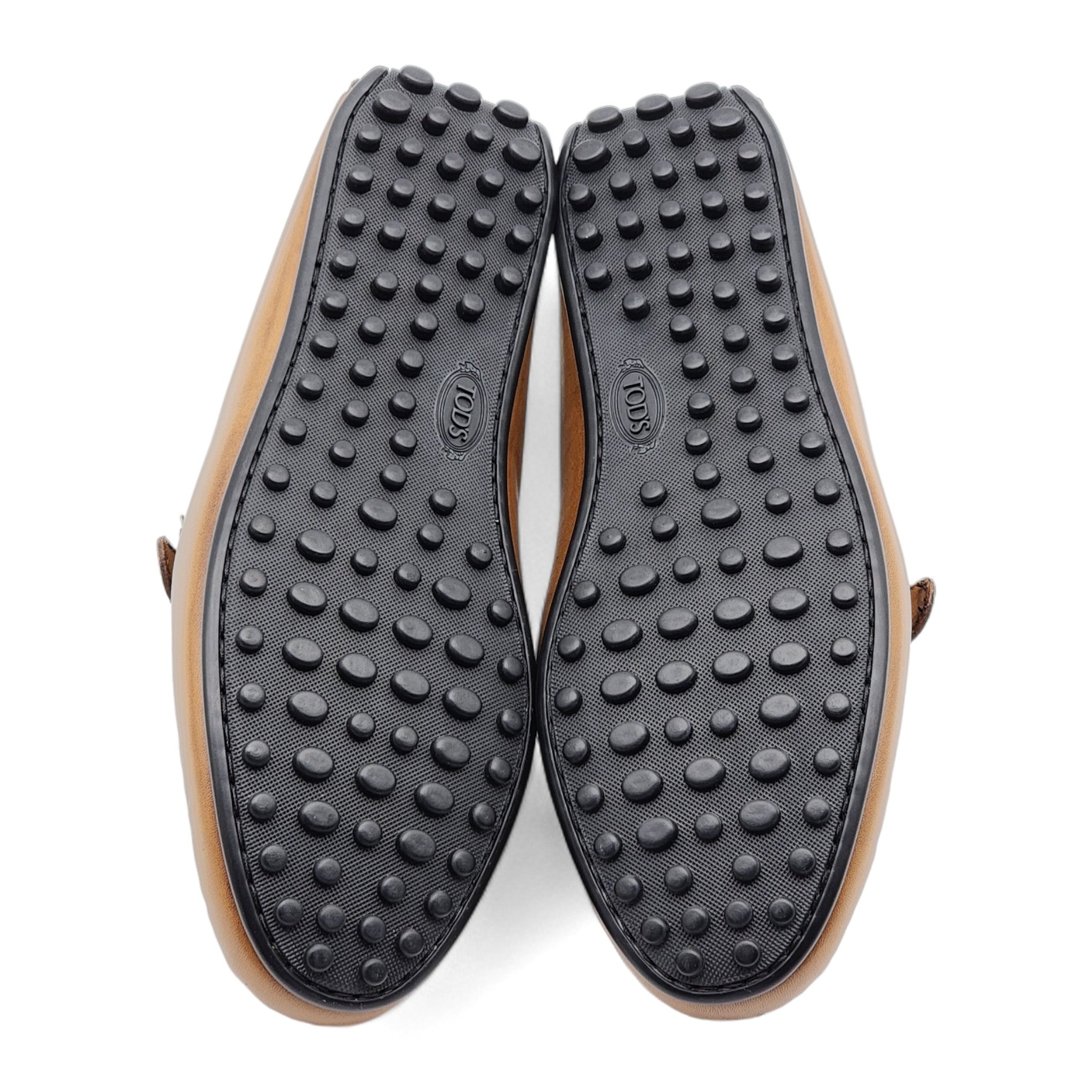 Tod's T Timeless City Gommino Leather Driving Shoes in Brown - 6