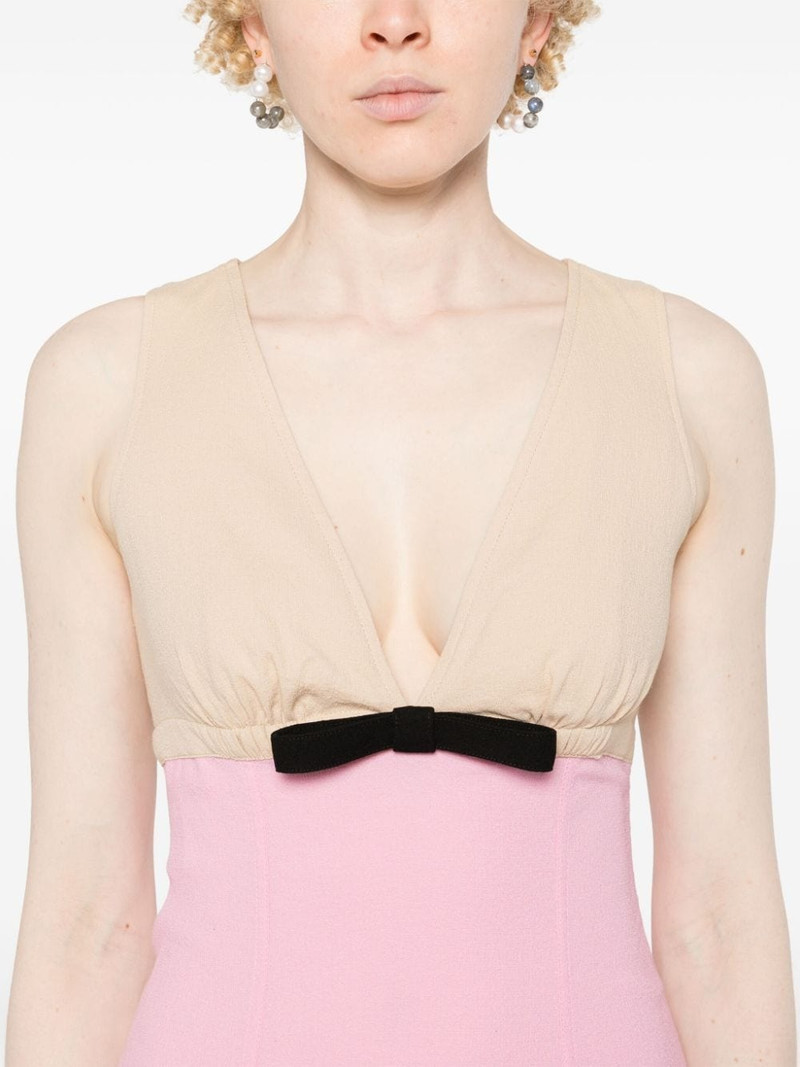 two-tone midi dress 5