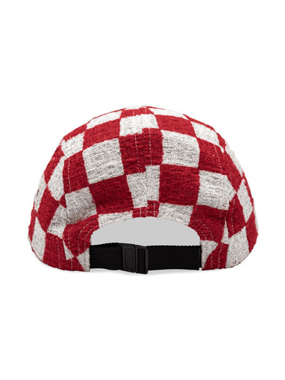 Supreme checkerboard boucle camp cap 'SS19' outlook