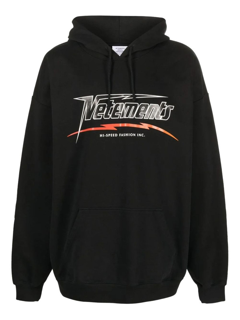 logo-print hoodie 1