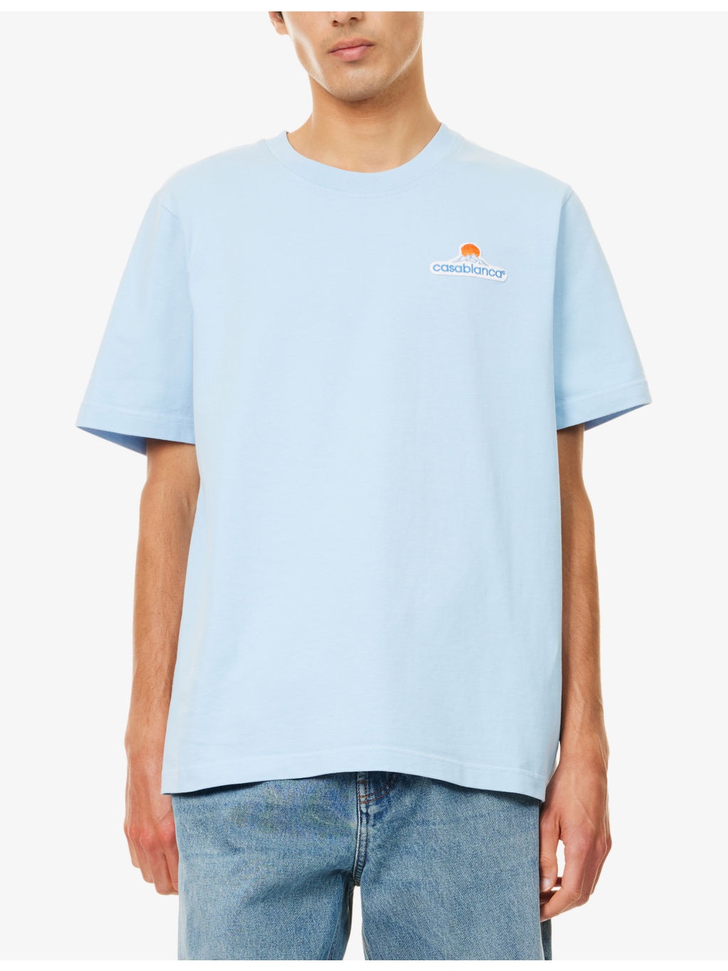 Montagne Patch Logo-Embroidered Cotton-Jersey T-Shirt - 3