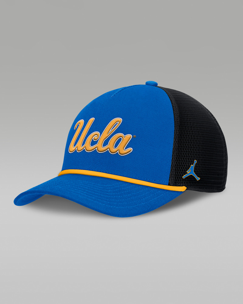 UCLA Primetime Rise Men's Jordan Brand College Trucker Adjustable Hat 1