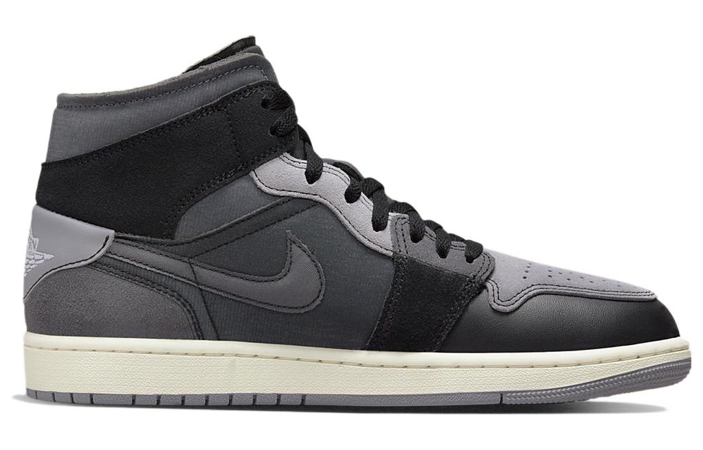 Air Jordan 1 Mid SE Craft 'Inside Out - Black' DM9652-001 - 2