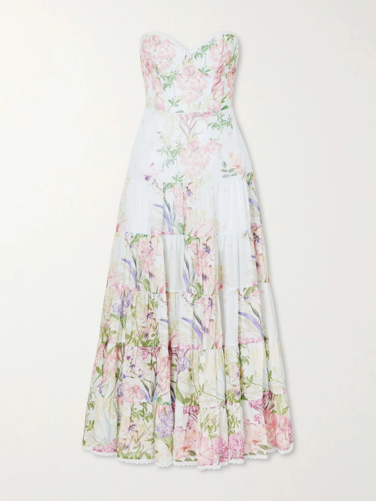 Danny Floral-print Cotton-blend Midi Dress - 1