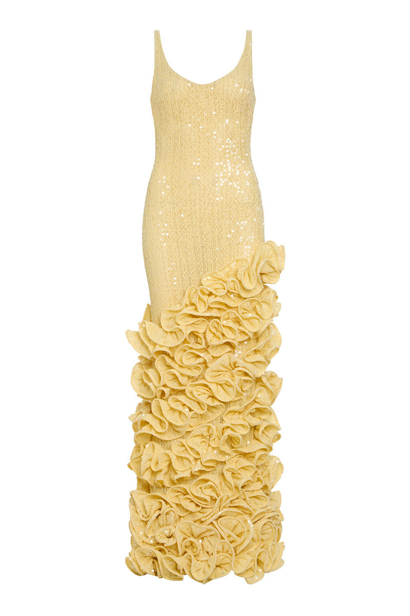 PatBO IARA CROCHET RUFFLE MAXI DRESS (RUNWAY) outlook