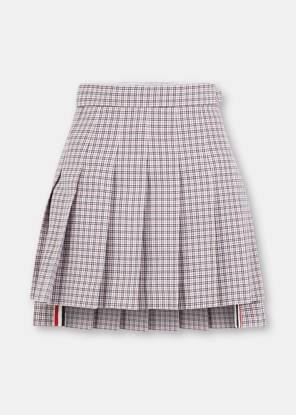 Chequered Mini Skirt - 1