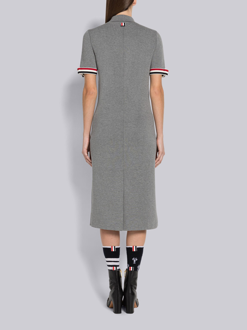 Double Face Cotton Bow Armband Pencil Dress 3