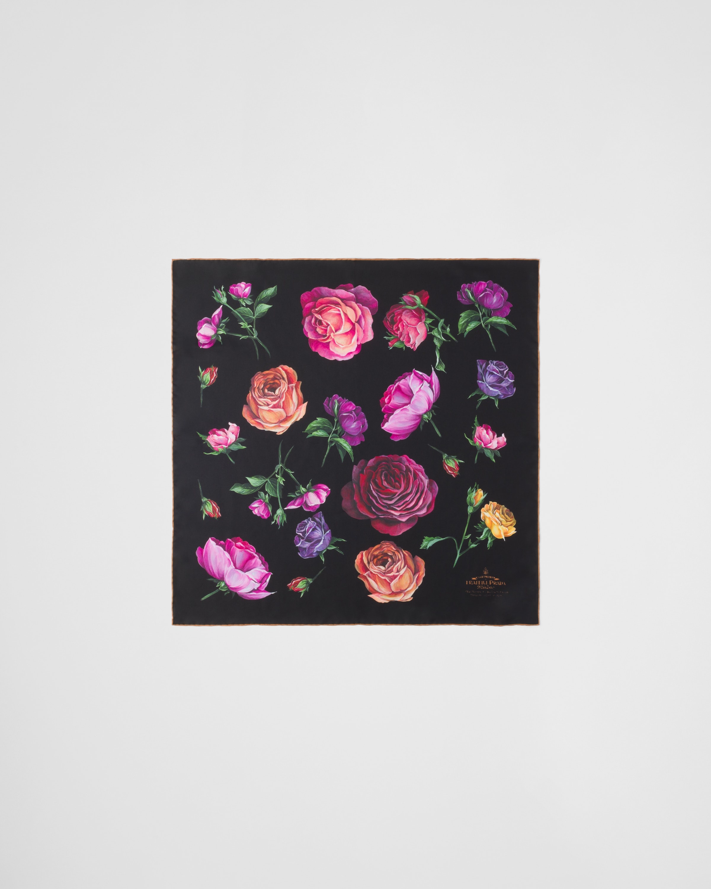 Printed silk twill scarf - 3
