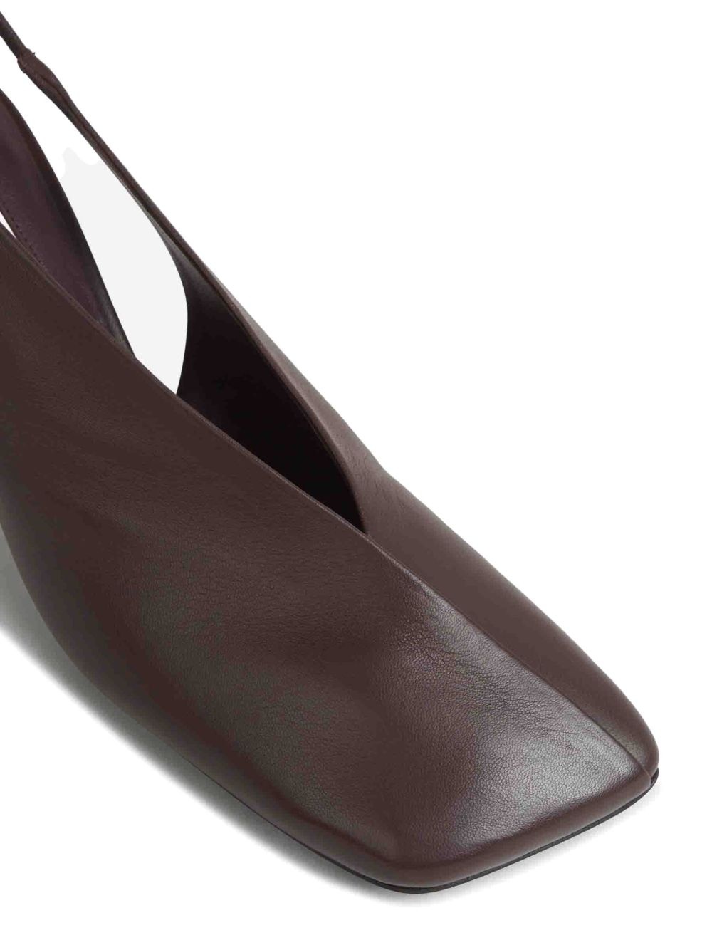 70mm leather pumps - 5