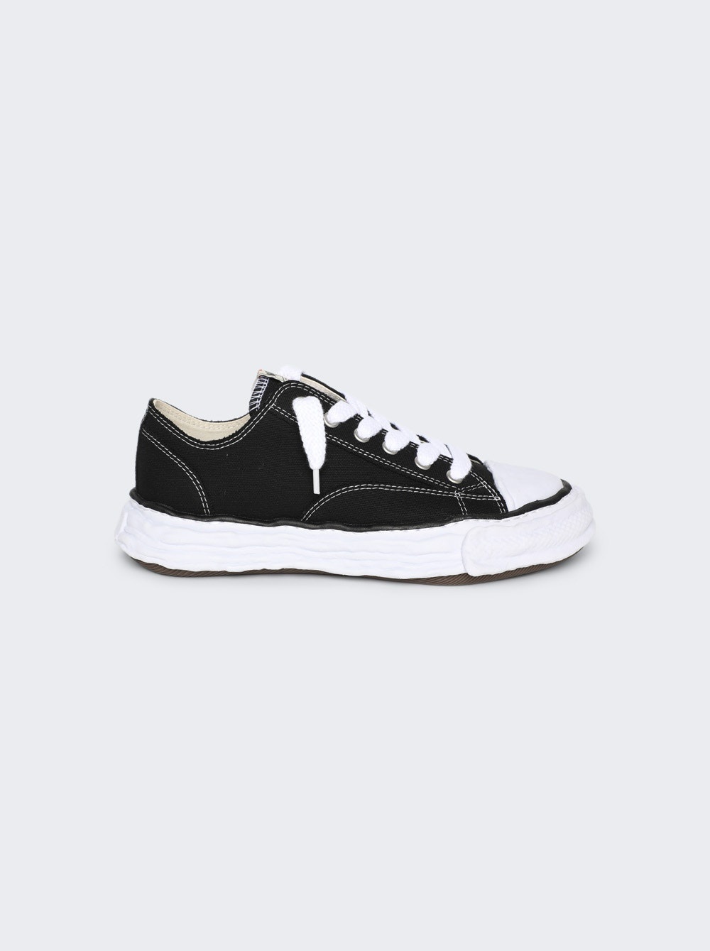 Peterson 23 Low-Top Canvas Sneakers Black - 1
