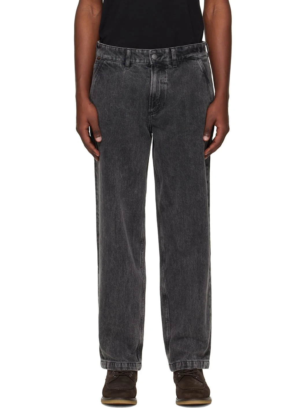 Black Faded Jeans - 1