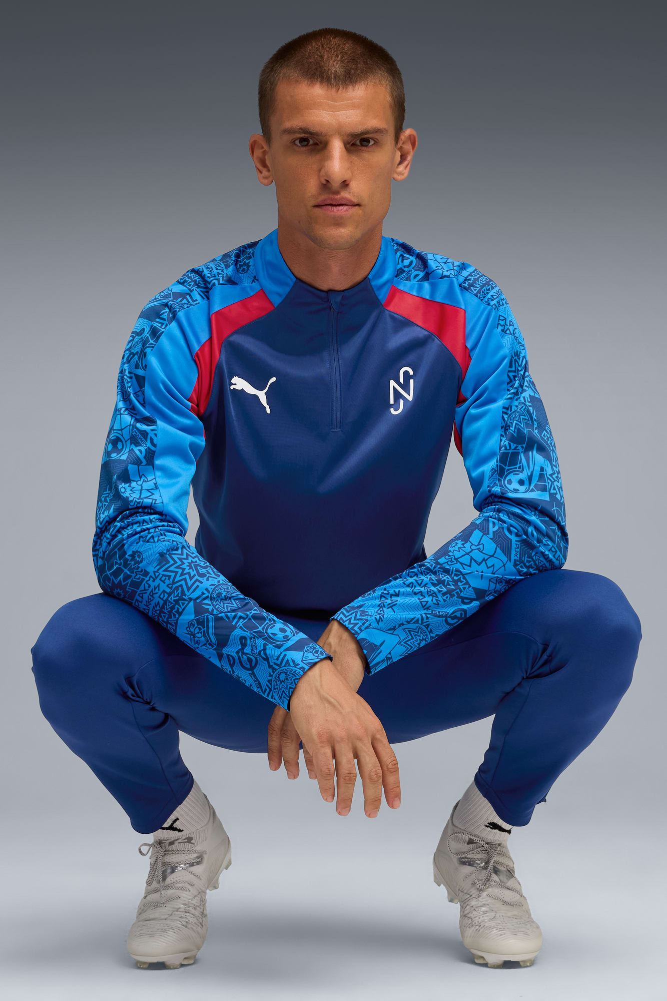 Neymar Jr. Playmaker Men's Quarter-Zip Soccer Jacket - 5