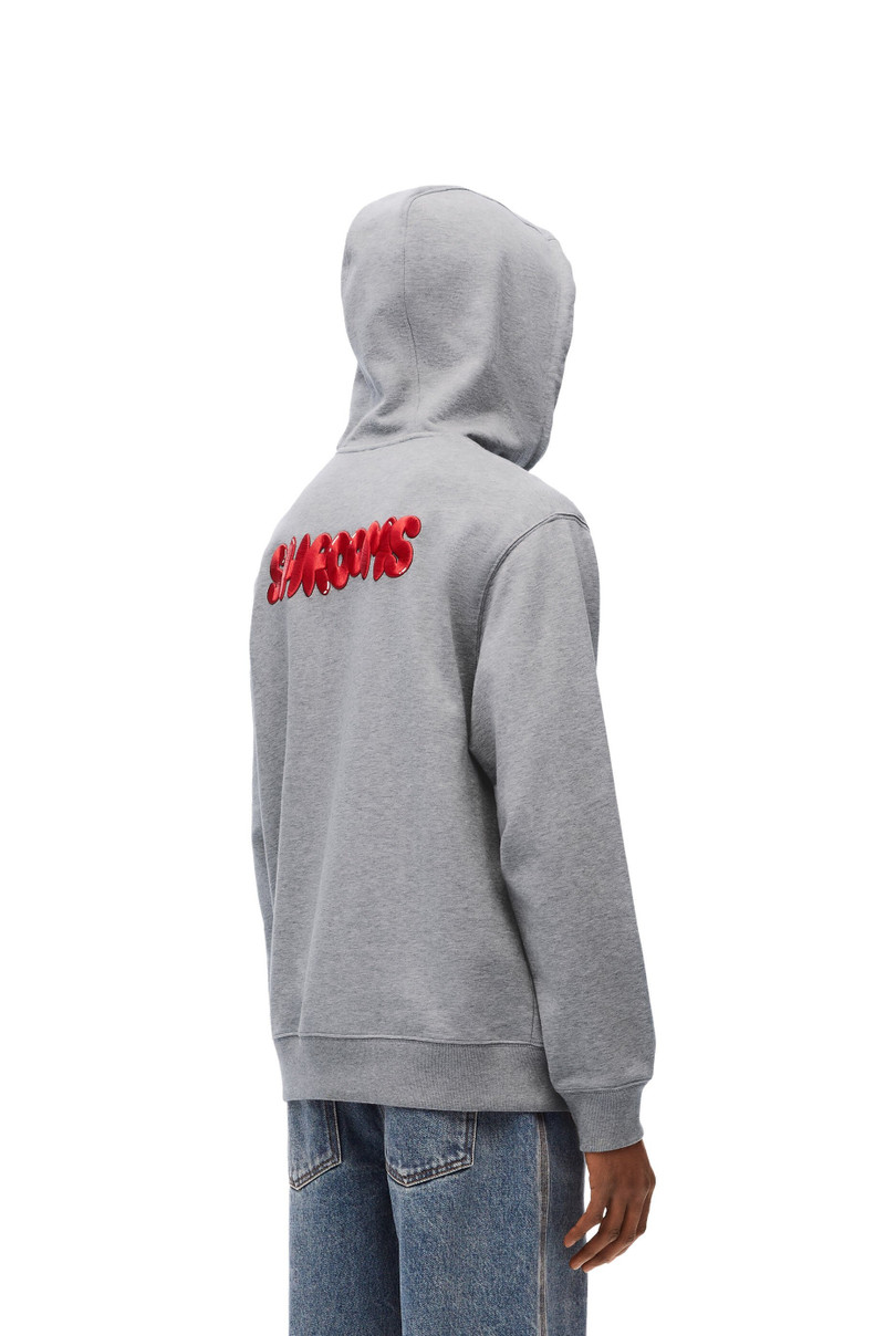 Loose fit hoodie in cotton 4