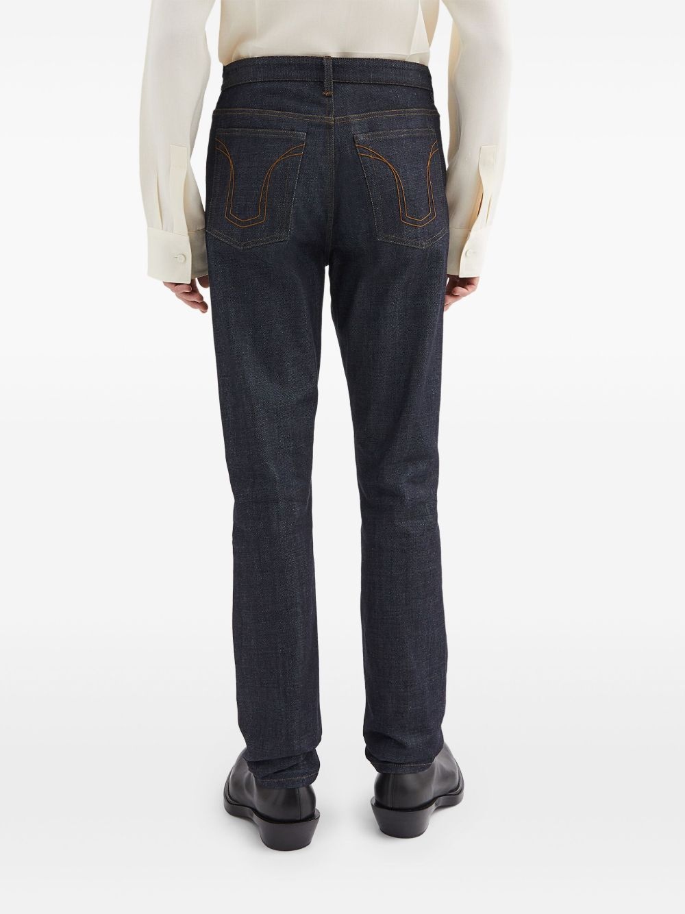 mid-rise slim-fit jeans - 4