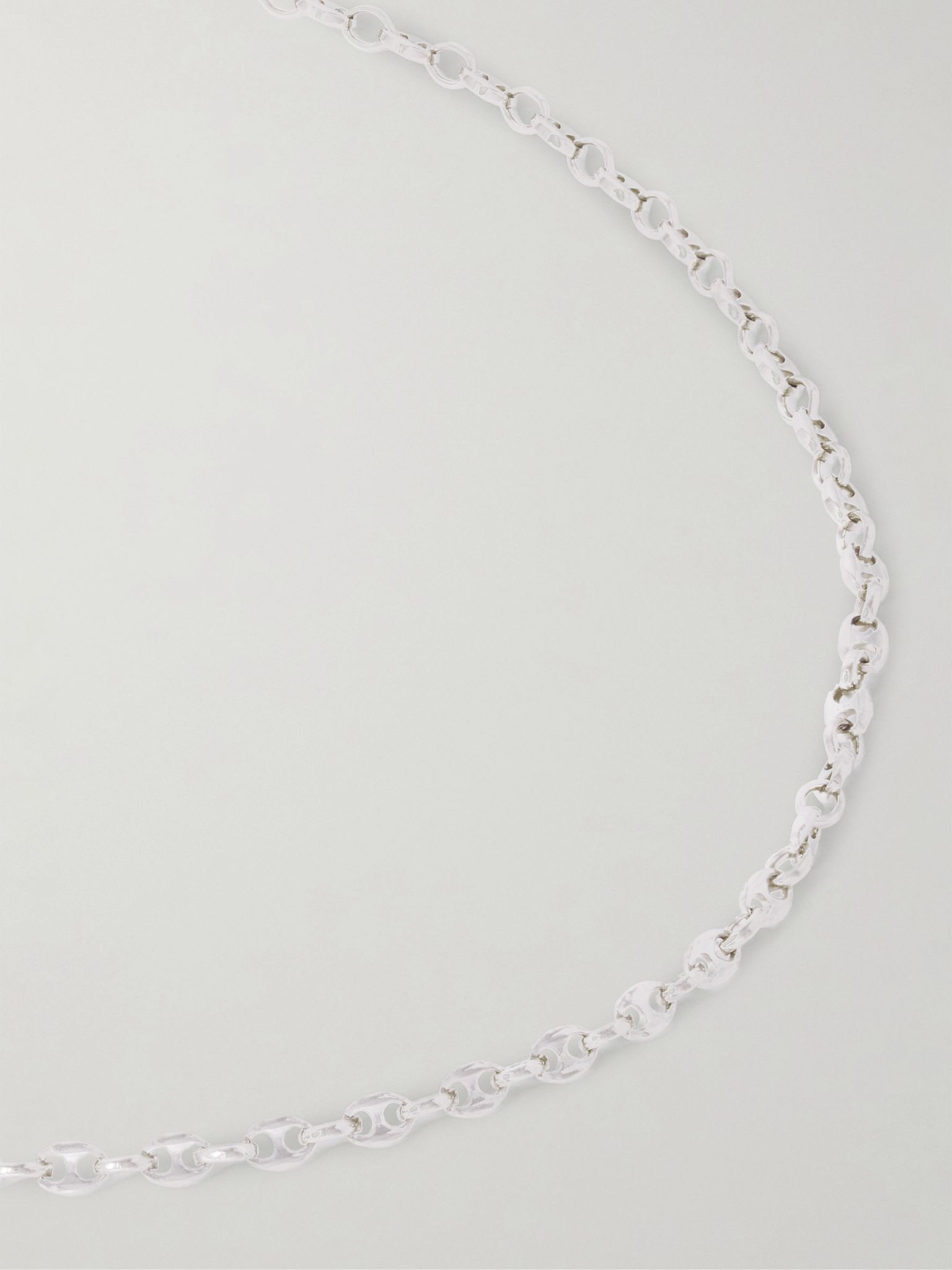 Classic silver necklace Silver - 4