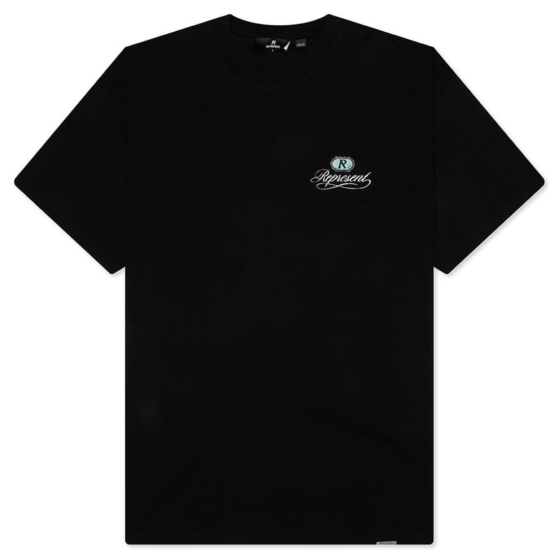 GRAND VINTAGE HAND DRAWN T-SHIRT - JET BLACK - 1