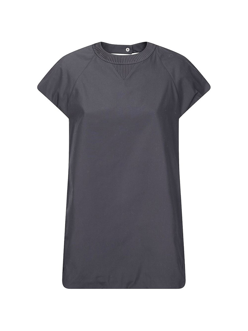 poplin short-sleeve dress 1