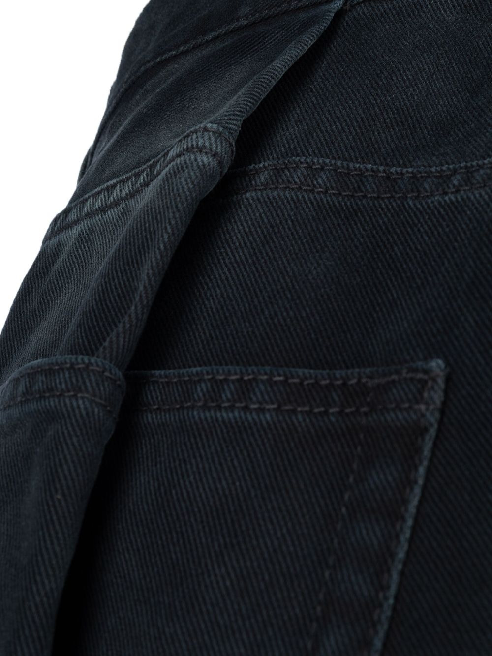 pleat-detailed wide-leg jeans - 2