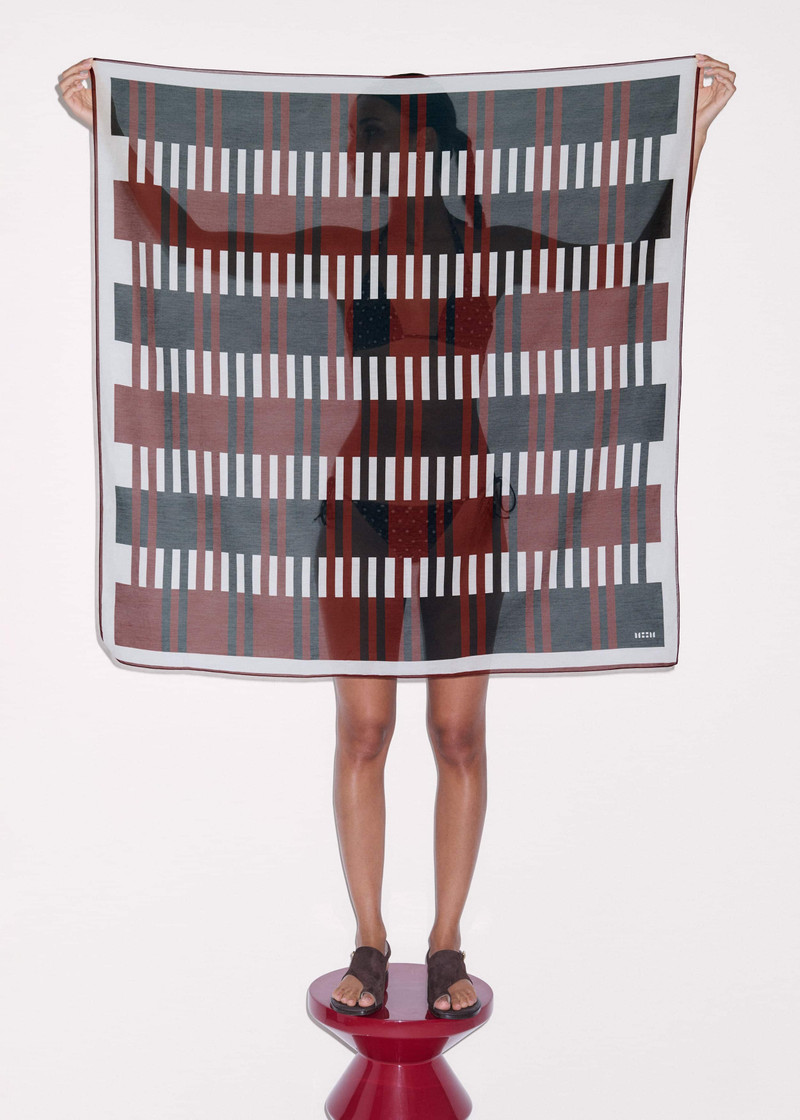 ME+EM Stripe Summer Scarf outlook