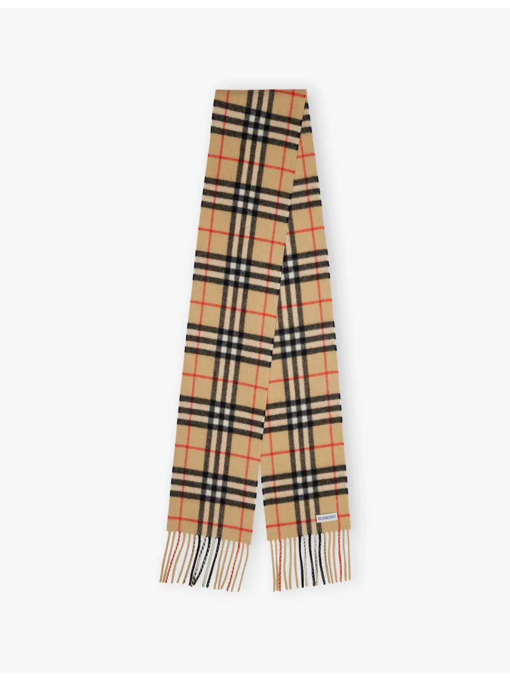 Check Cashmere Scarf - 1