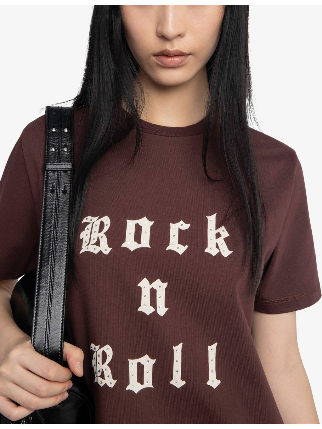 Edwin Rhinestone-Embellished Cotton-Jersey T-Shirt - 5