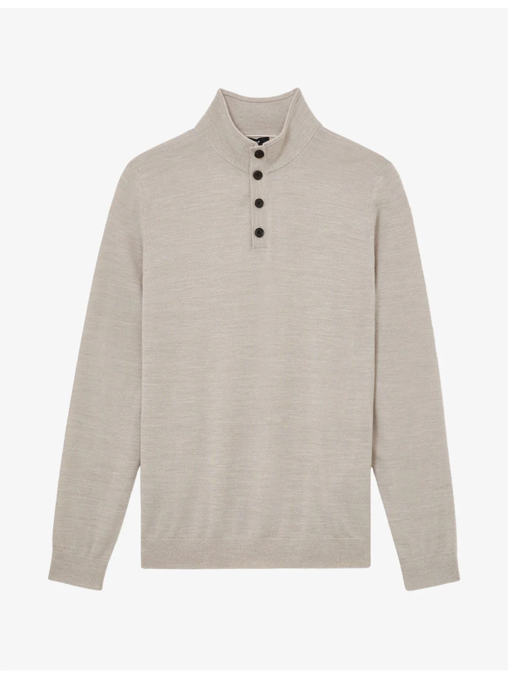 Farnham High-Neck Wool Jumper - 1