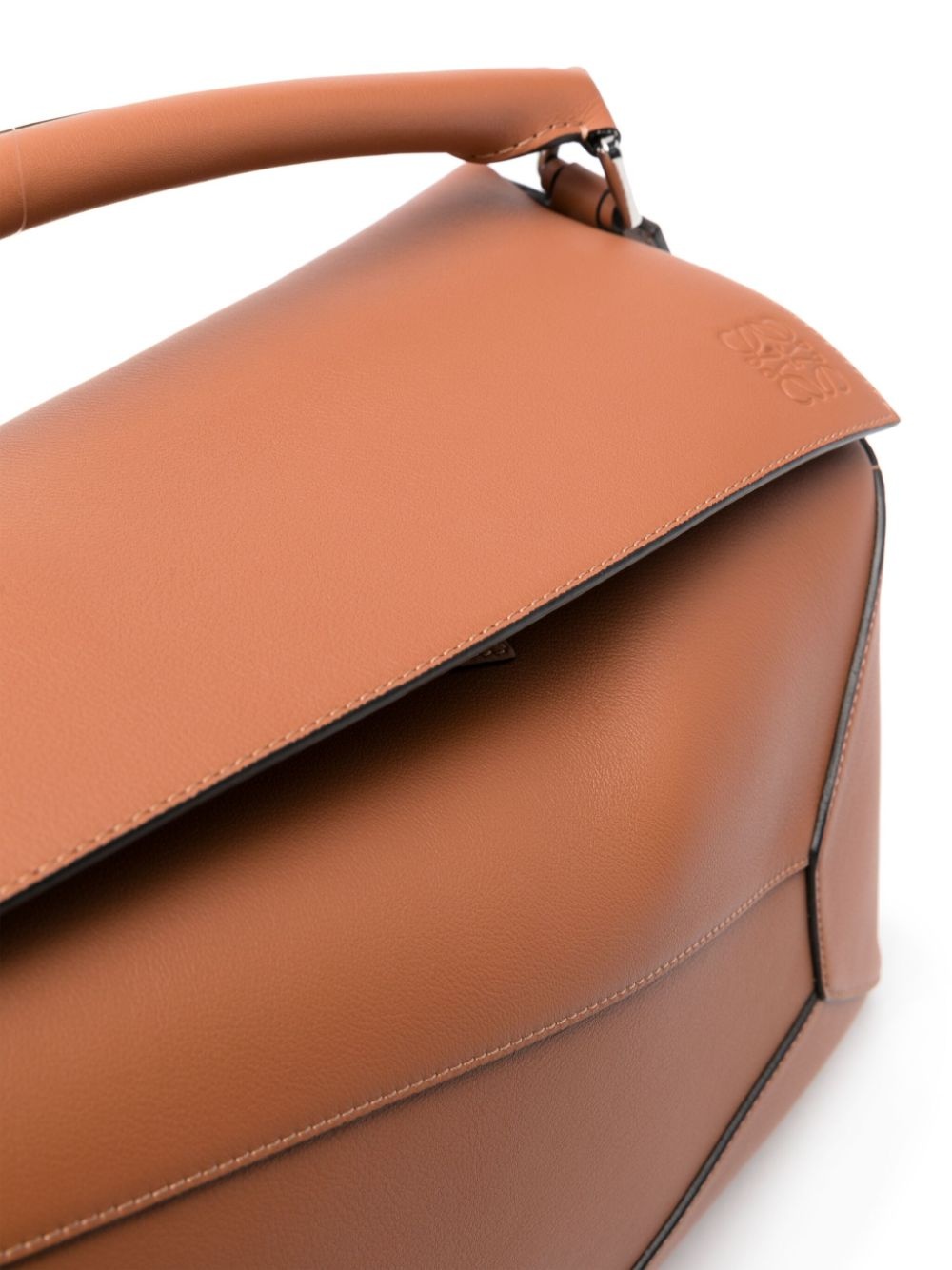 Puzzle large leather handbag - 5