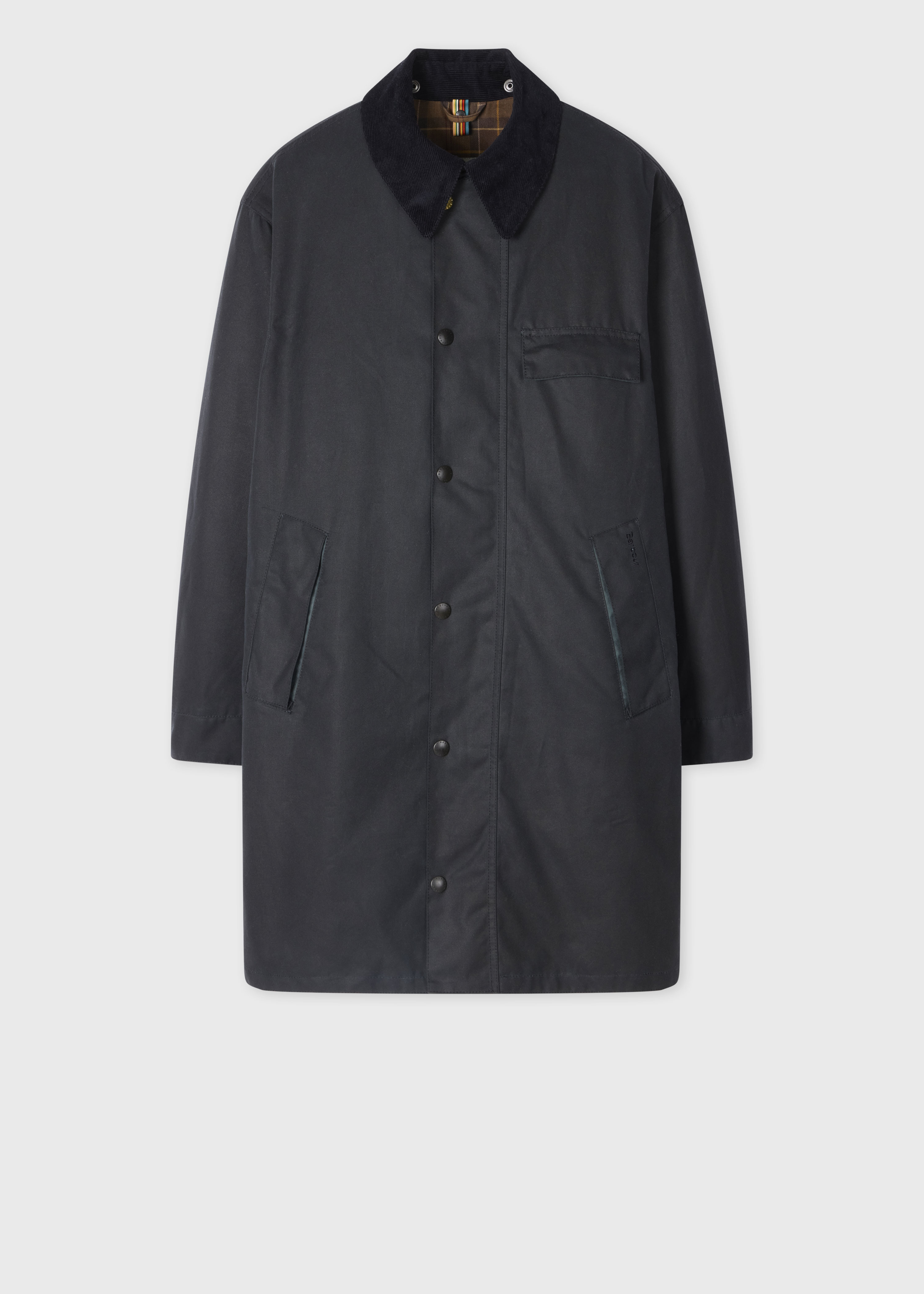 Paul Smith loves Barbour - Navy Beeston Wax Jacket - 1