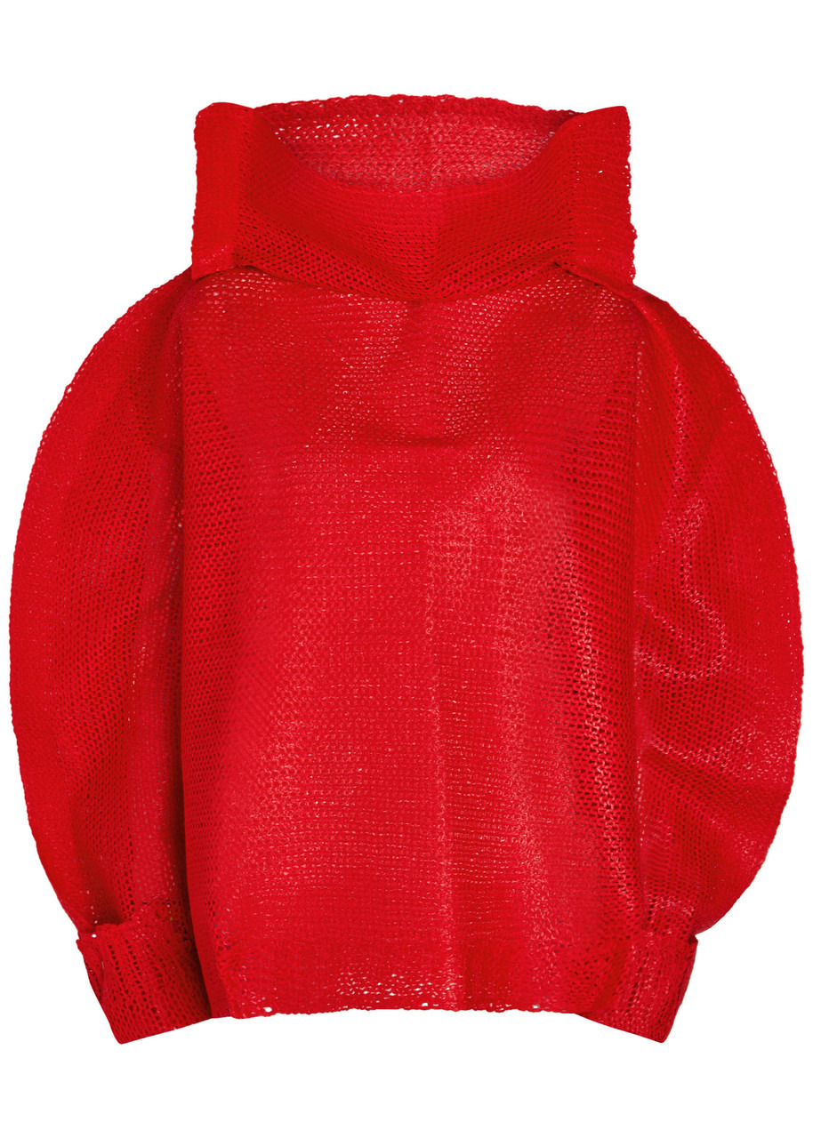 Issey Miyake Panini Draped Wool-blend top - 1