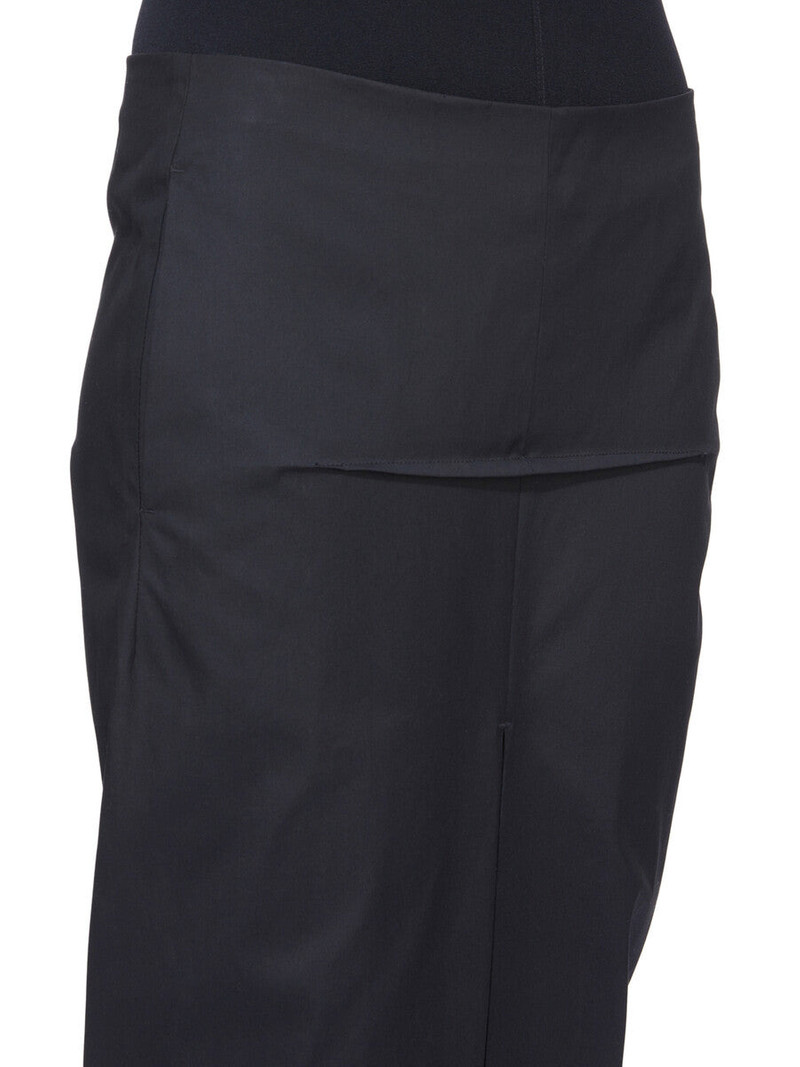 CALF SLICED SKIRT 4
