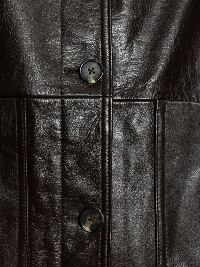 panelled leather jacket 5