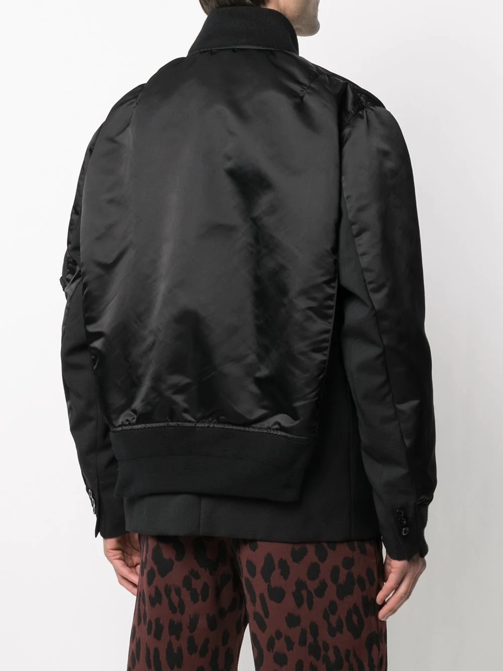 high standing neck bomber jacket - 4