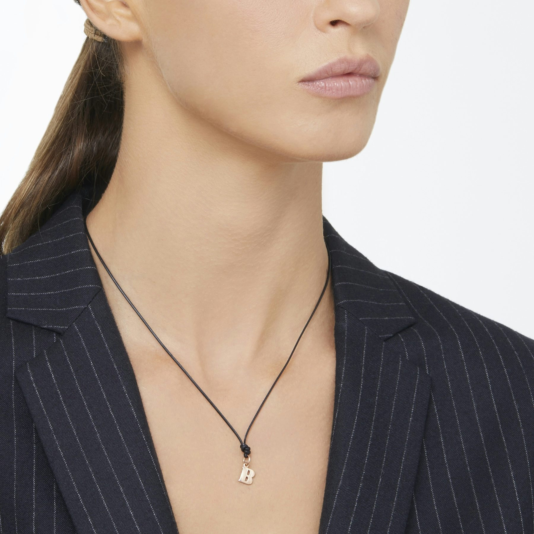 ROSE GOLD LETTER B CHARM - 2