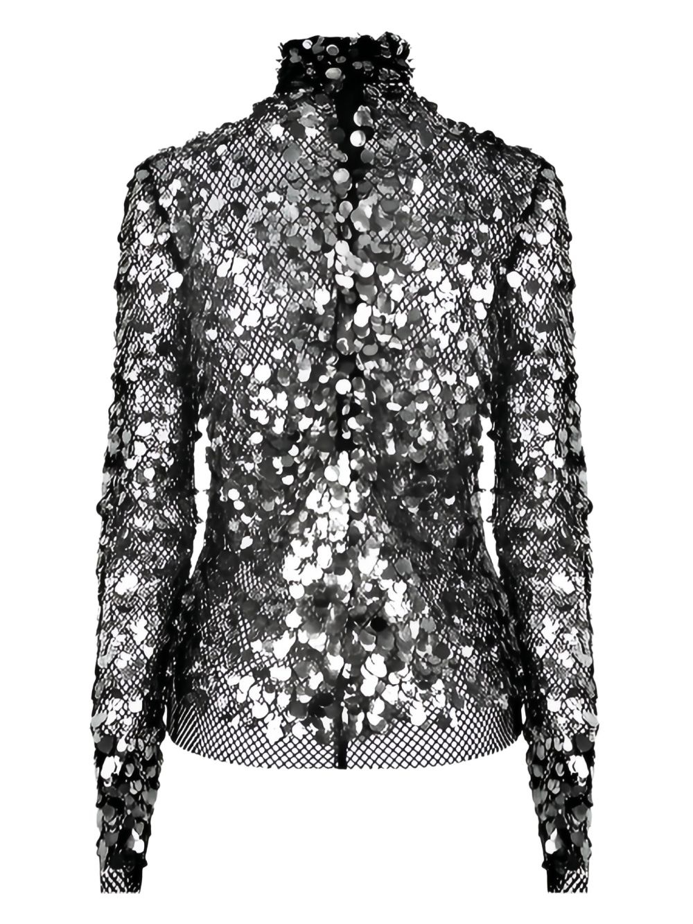 sequin-embellished top - 2