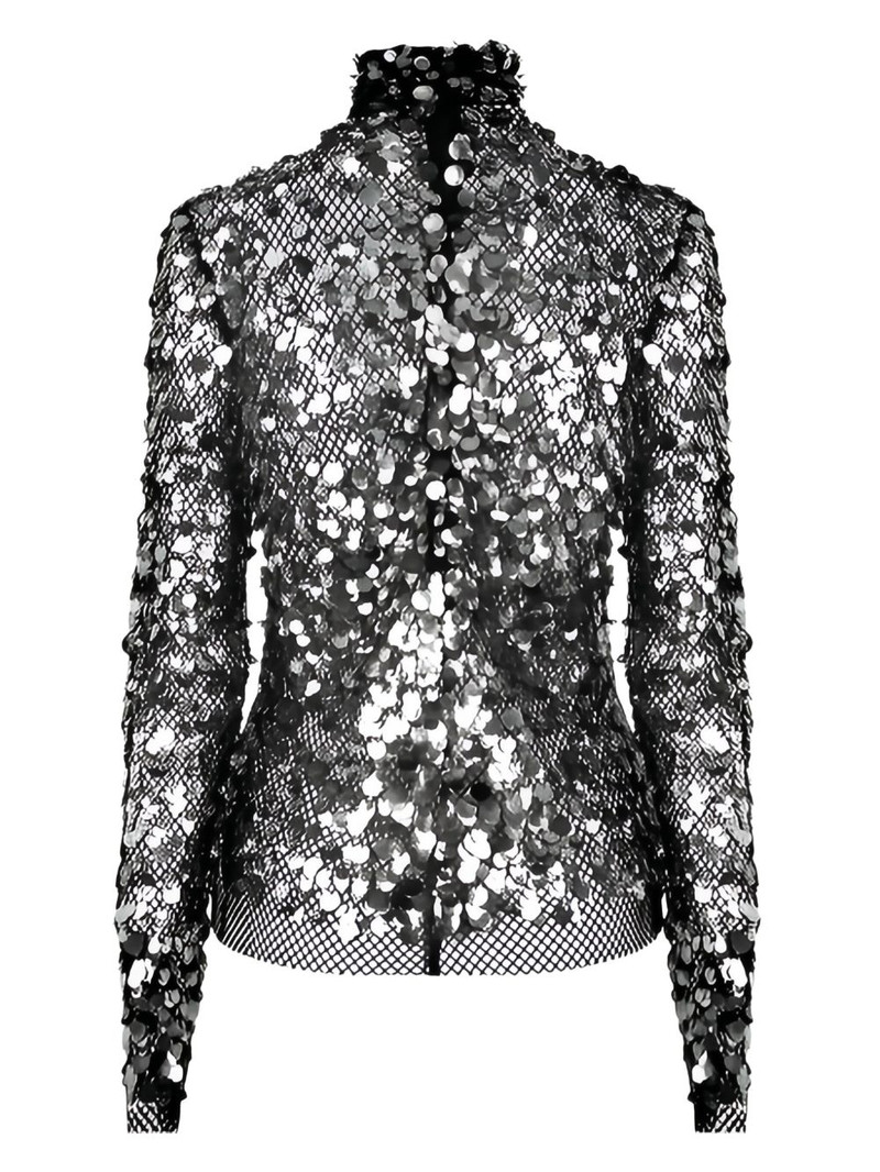 TOM FORD sequin-embellished top outlook