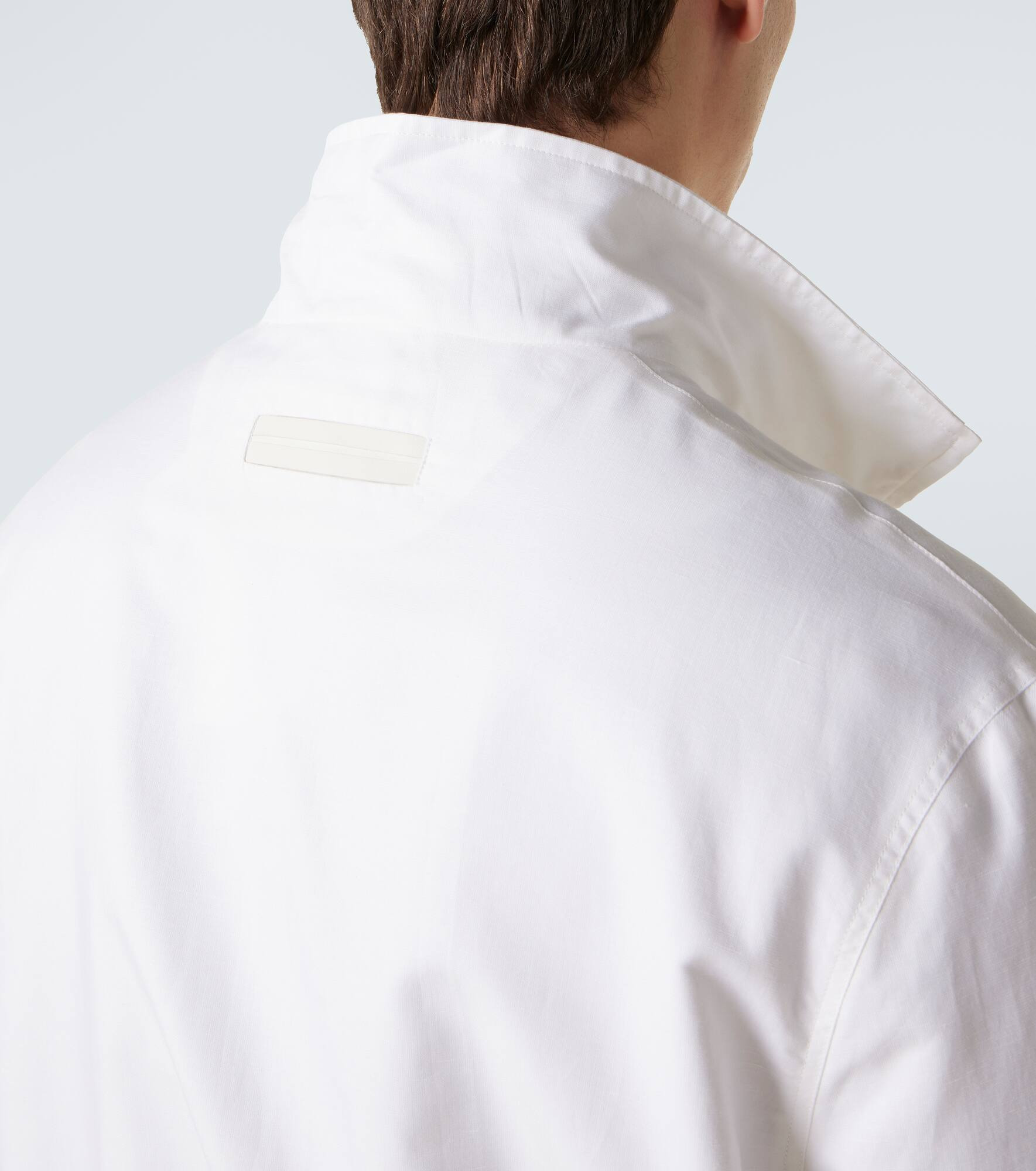Cotton, linen, and silk jacket - 7