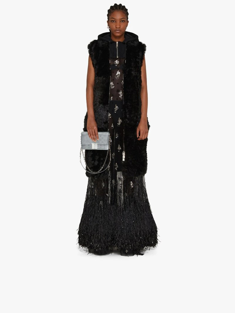 Givenchy SMALL 4G BAG IN 4G METALLIZED LEATHER WITH CHAIN outlook