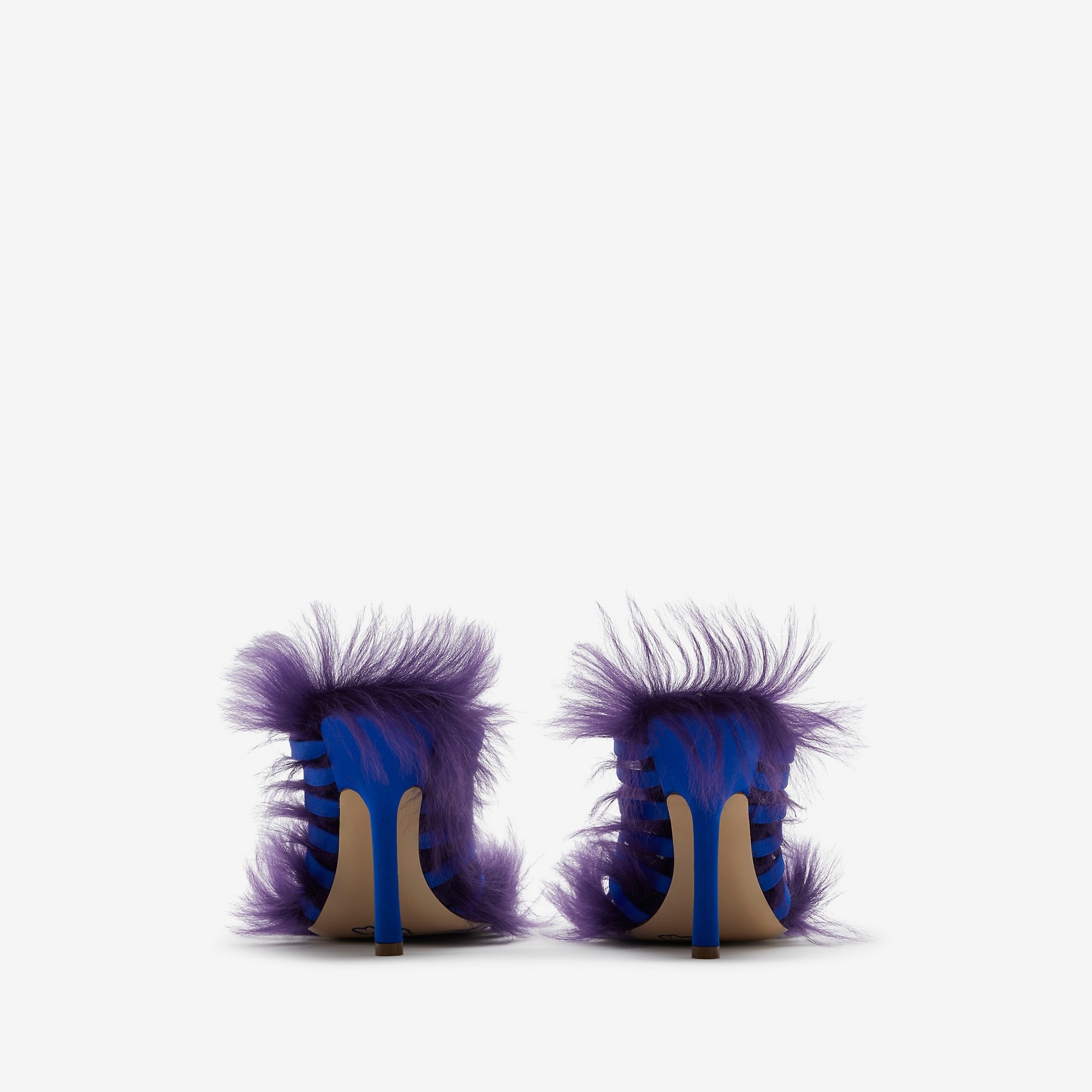 Satin Step Fuzz Sandals - 3