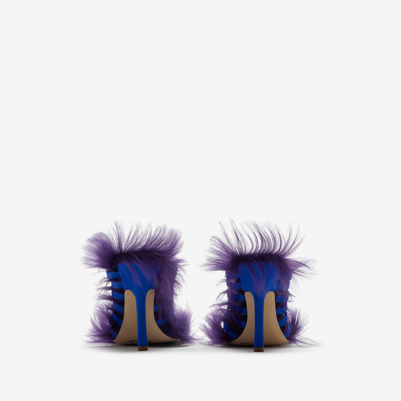 Satin Step Fuzz Sandals 3