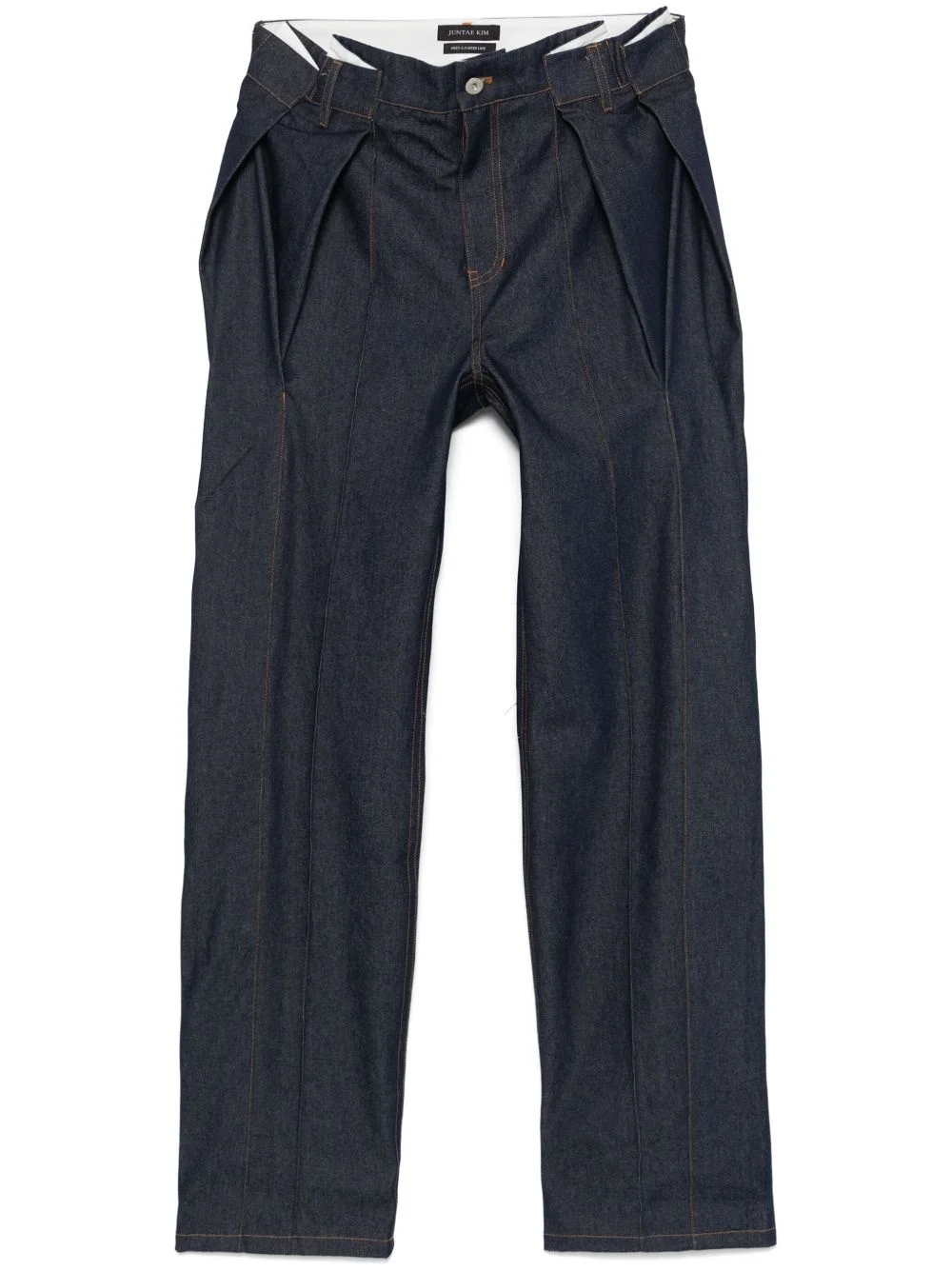 gathered jeans - 1