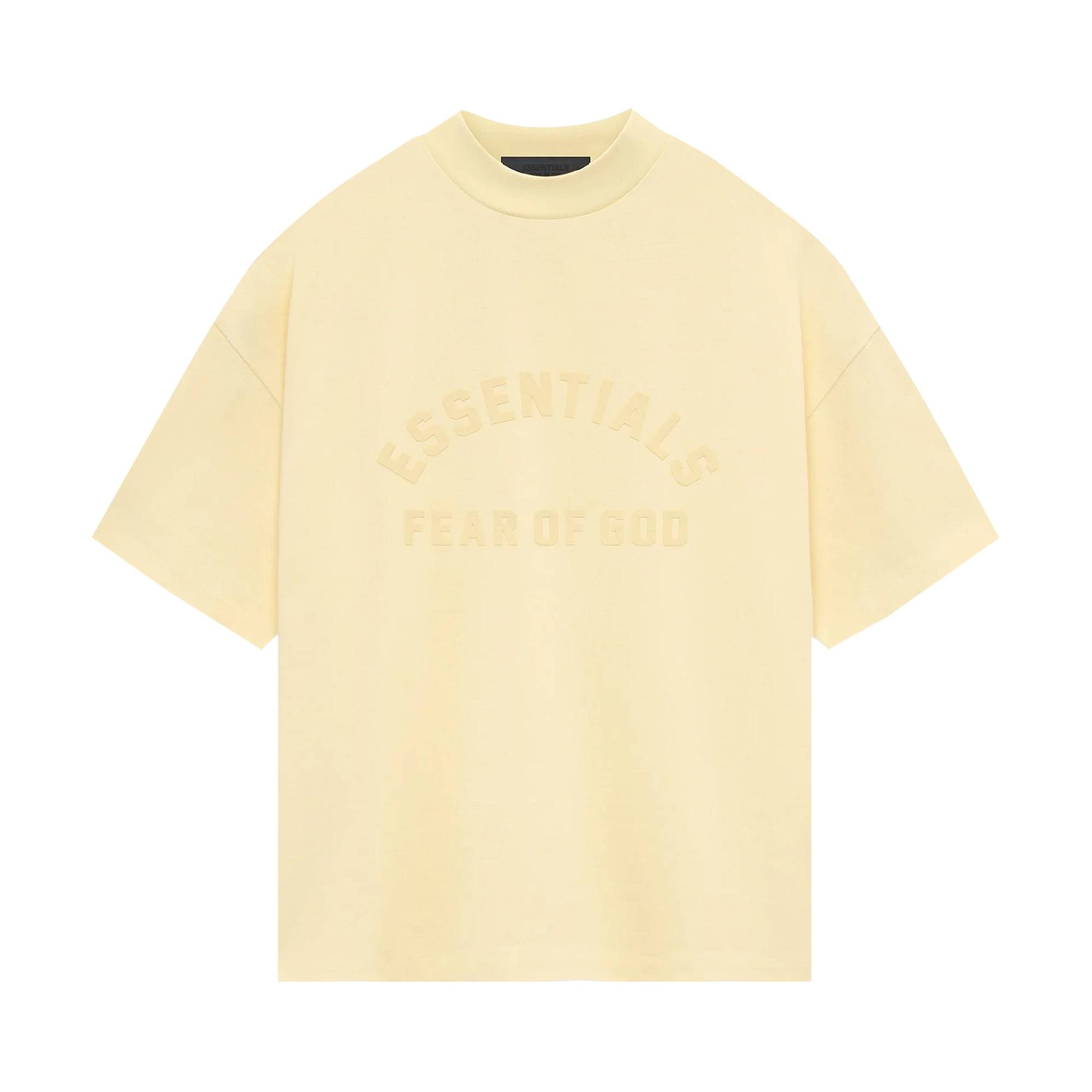 Fear of God Essentials Heavy Jersey Short-Sleeve Tee 'Garden Yellow' - 1