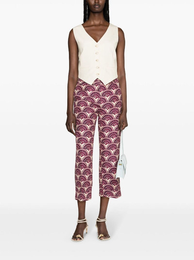 La DoubleJ Pinocchio tailored cropped trousers outlook