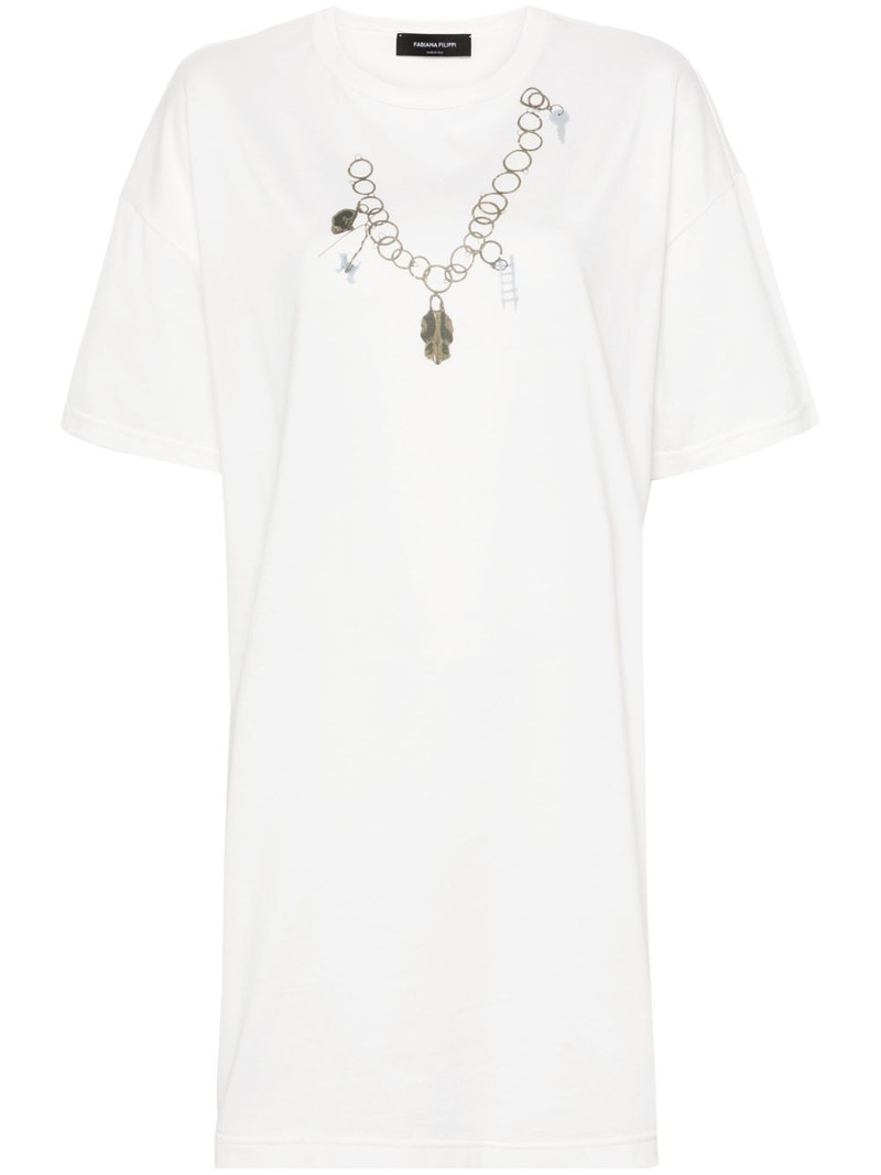 graphic-print T-shirt minidress 1