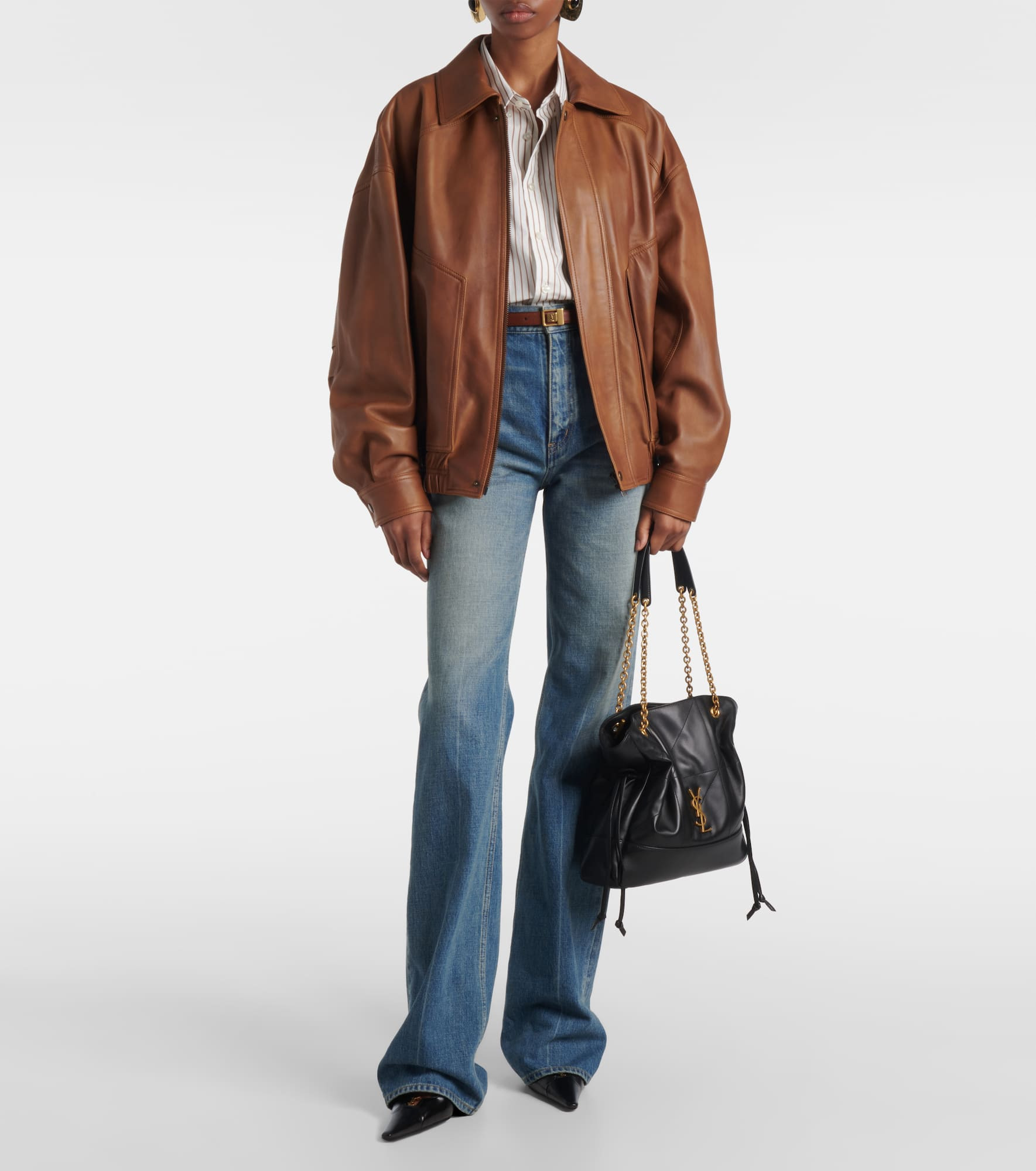 Jamie 4.3 Medium leather shoulder bag - 5