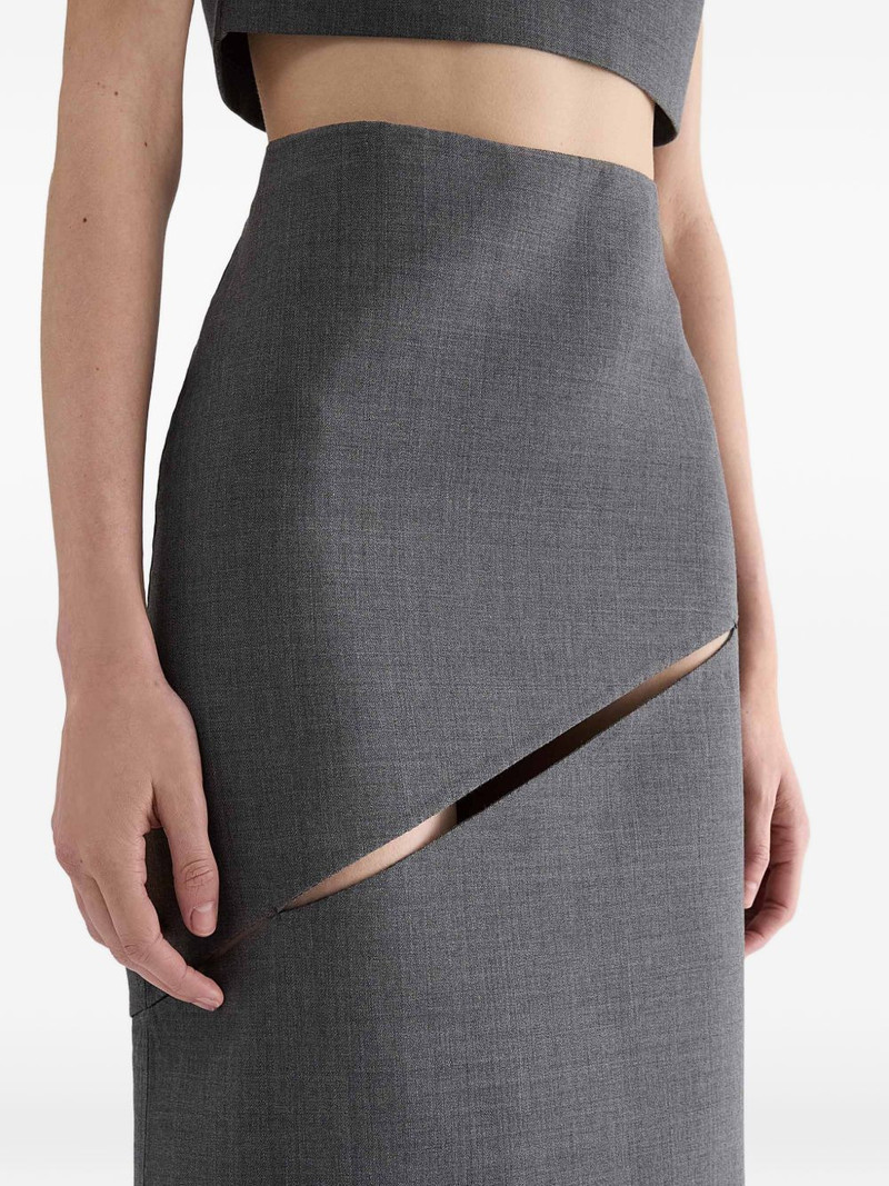 twill pencil skirt 6
