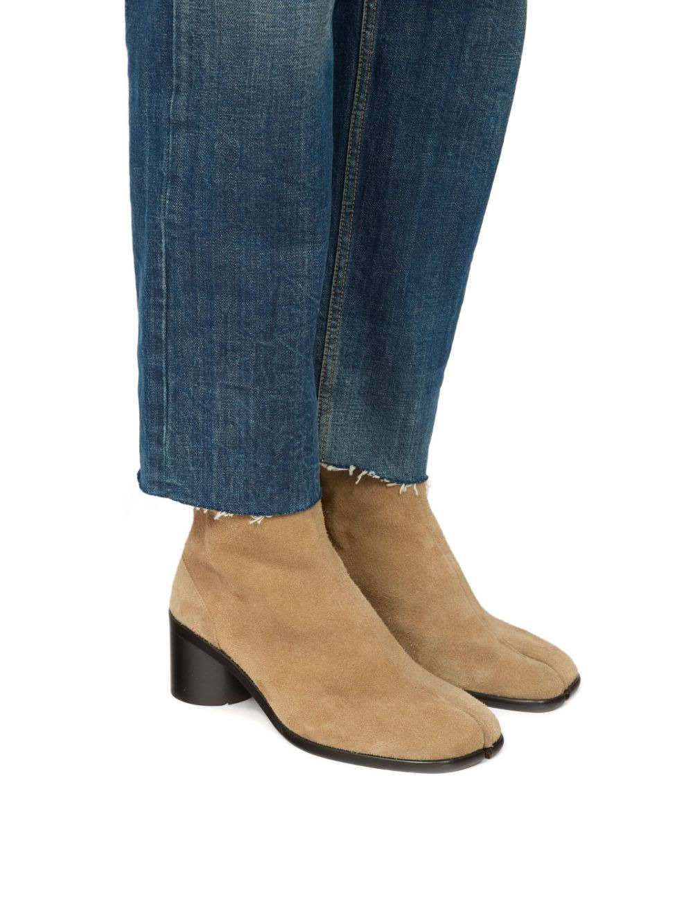 Tabi suede ankle boots - 6