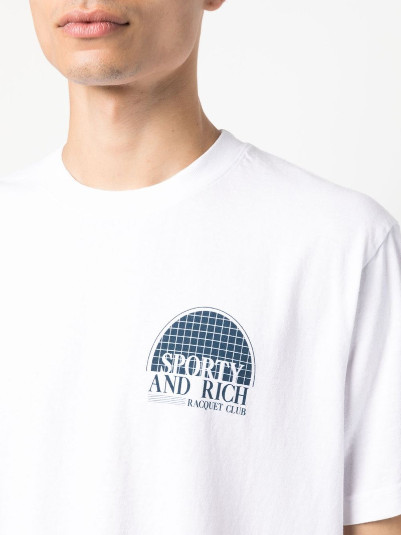 logo-print cotton T-shirt 6