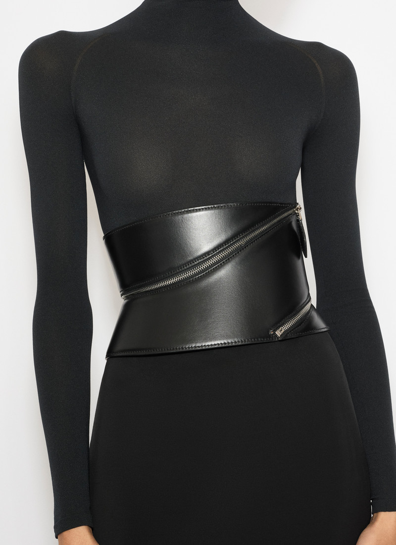 Alaïa ZIP CORSET IN CALFSKIN outlook
