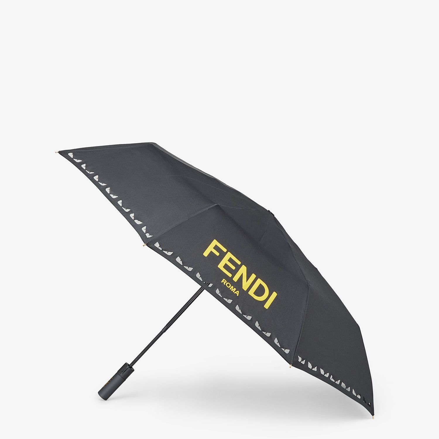 Black tech fabric umbrella - 1