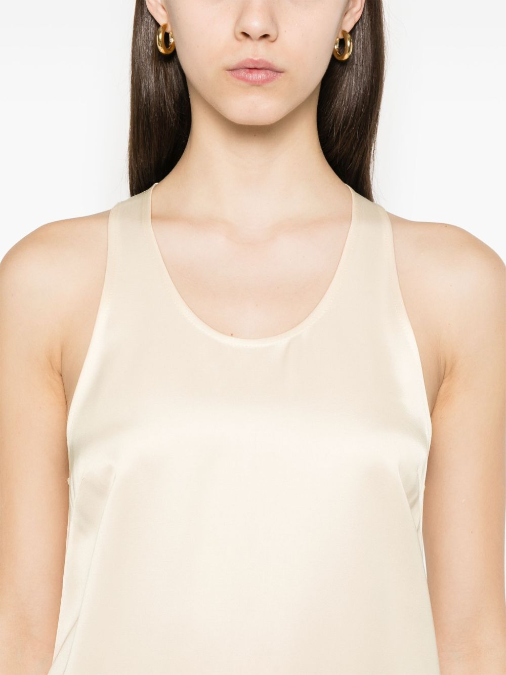 scoop-neck mini dress - 5